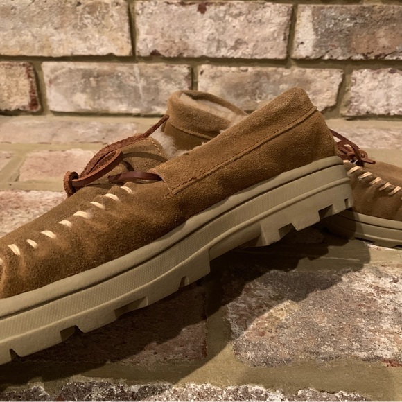 🎉3/$28🎉 EMU Ridge Australia | Men’s Shearling Moccasins - Picture 10 of 10